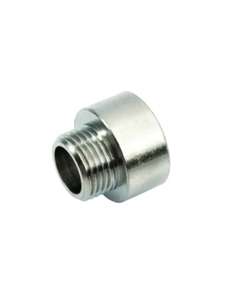 RIDUZIONE IN ACCIAIO ZINC. M3/4-F1''