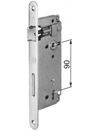 SERRATURA PATEN AGB DORATATA 8X45 mm