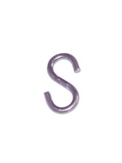 GANCI ZINCATI A "S" n°16 mm3