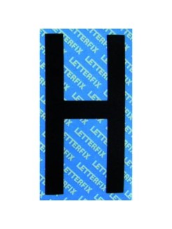 LETTERA ADESIVA NERA 5CM "H"