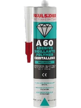 ADESIVO SIGILLANTE POLIMERI  CRISTALLINO A 60 FRIULSIDER 310ml