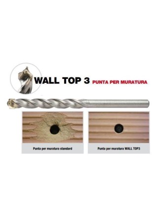 PUNTE WALL PLUS TOP 3 PER MURATURA ATTACCO SDS-PLUS mm5x160 FRIULSIDER