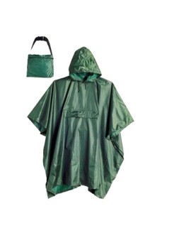 PONCHO POLIESTERE+ PVC verde