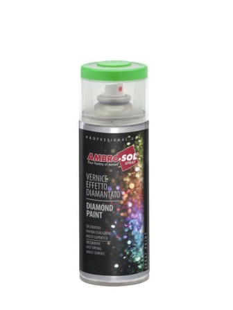 SMALTO SPRAY 400 ML DIAMANTATO NERO AMBRO-SOL