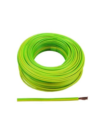 FILO UNIPOLARE mm/q 1,5 GIALLO VERDE AL MT