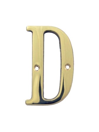 NUMERI OTTONE  10CM "D"