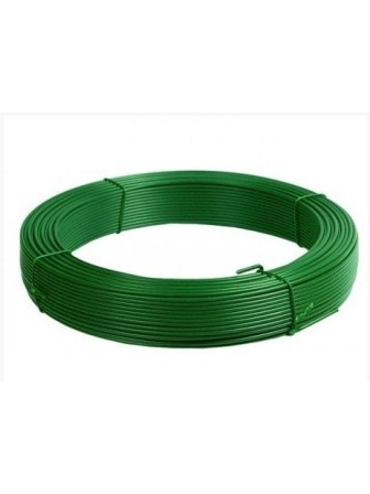 FILO ZINCATO E PLASTICATO VERDE mm2,8 MT 100