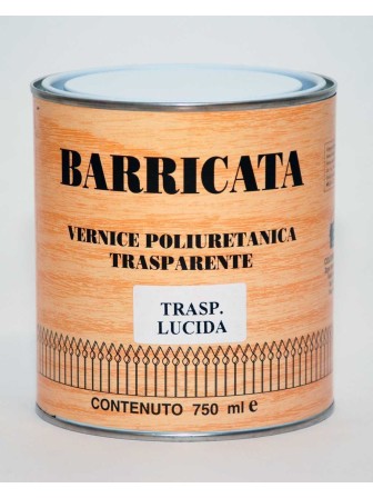 BARRICATA VERNICE POLIURETANICA  ML 750 TRASP. OPACA