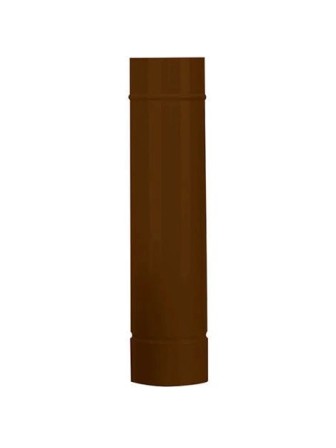 TUBO SMALTATO SCARICO FUMI D11 CM50 MARRONE