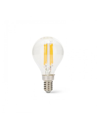 LAMPADINA E14 3,8W  A LED 2700K° A SFERA