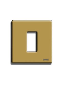 PLACCA ALLUMINIO 1M ORO V 8605