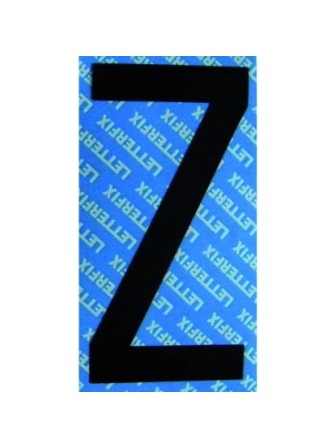 LETTERA ADESIVA NERA 5CM "Z"