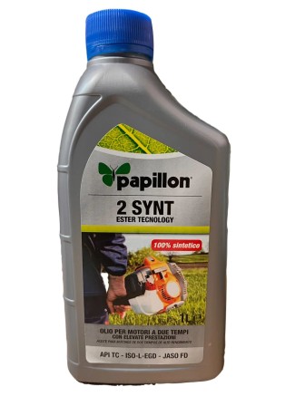 OLIO ADDITIVATO PER MOTORI 2T LT 1 papilon