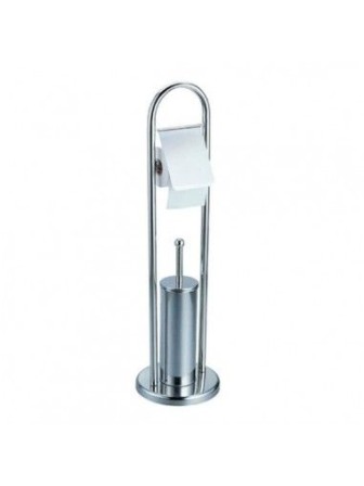 PORTASCOPINO WC INOX ACQUA PORTAROTOLO