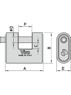 LUCCHETTI INOX 86mm...