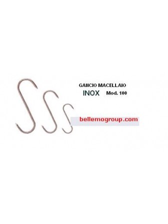 GANCI INOX PER MACELLERIA  mm 60X3